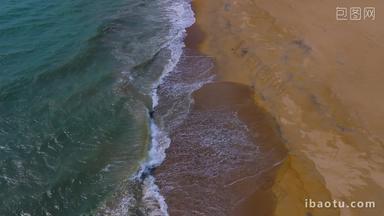 海岸线海滩海浪<strong>沙滩</strong>升格空镜